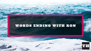 Featured Words Ending With Ron