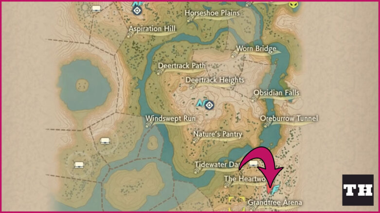 Pokemon Arceus Scythe Location Map