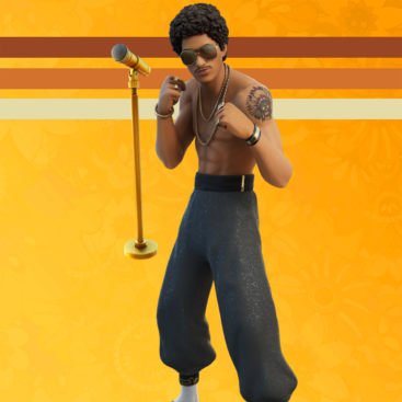 Fortnite Bruno Mars Skin of Cosmetic PNG Image