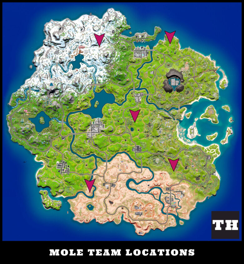 Fortnite Mole Team Map