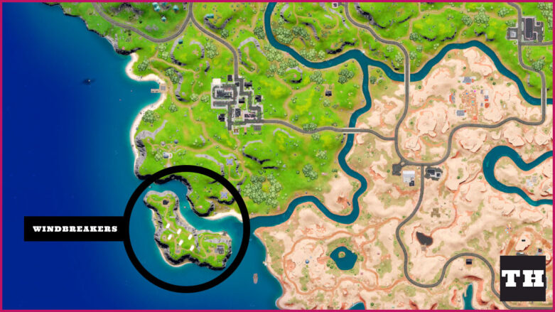 Fortnite Windbreakers Location Map
