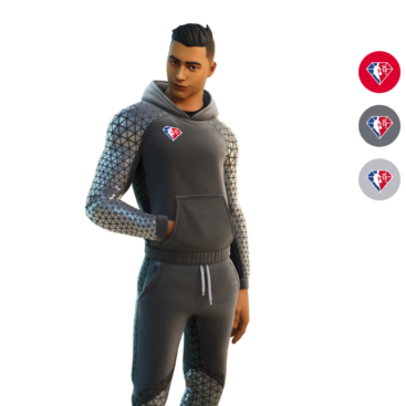 Fortnite Nba 75 Dunk Skin of Cosmetic PNG Image
