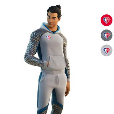 Fortnite Nba 75 Shot-caller Skin of Cosmetic PNG Image