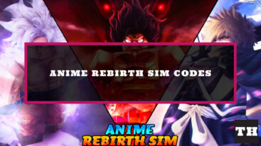 Featured Anime Rebirth Sim Codes