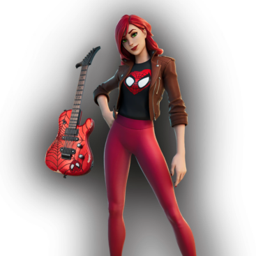 Fortnite Mary Jane Watson Skin of Cosmetic PNG Image