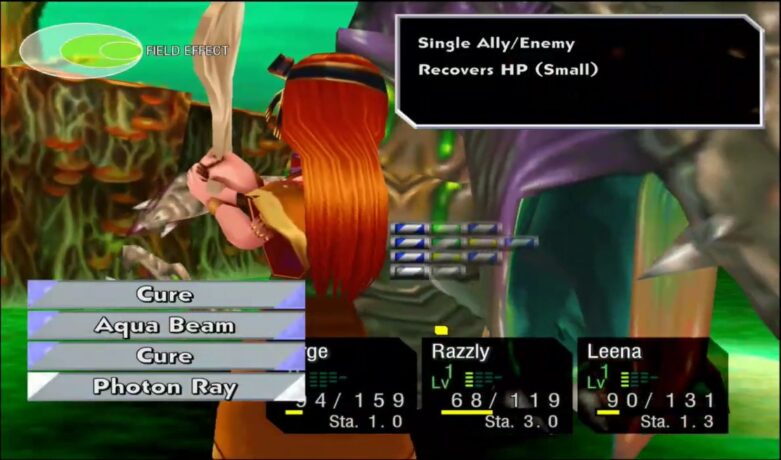 Chrono Cross Hydra Boss Fight Cure Abilities
