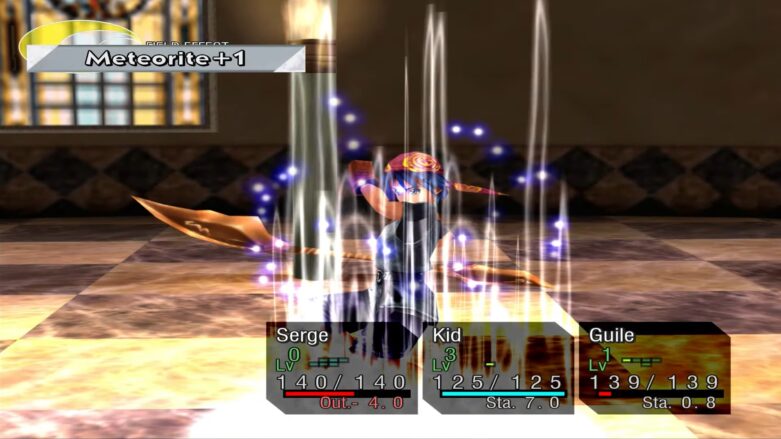 Chrono Cross Lynx Boss Fight White Abilities