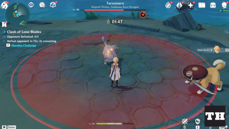 Genshin Impact Taroumaru Aoe Explosion Of Lone Blades