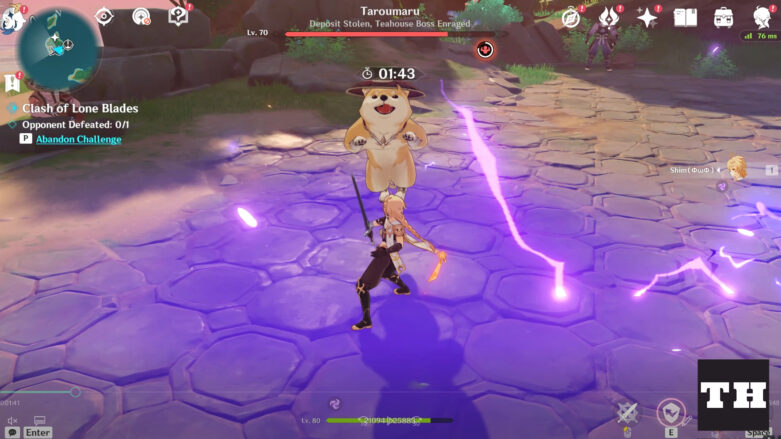 Genshin Impact Taroumaru Electro Jump Clash Of Lone Blades