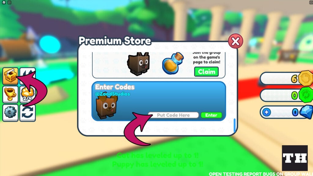 How To Redeem Codes In Tapping Simulator