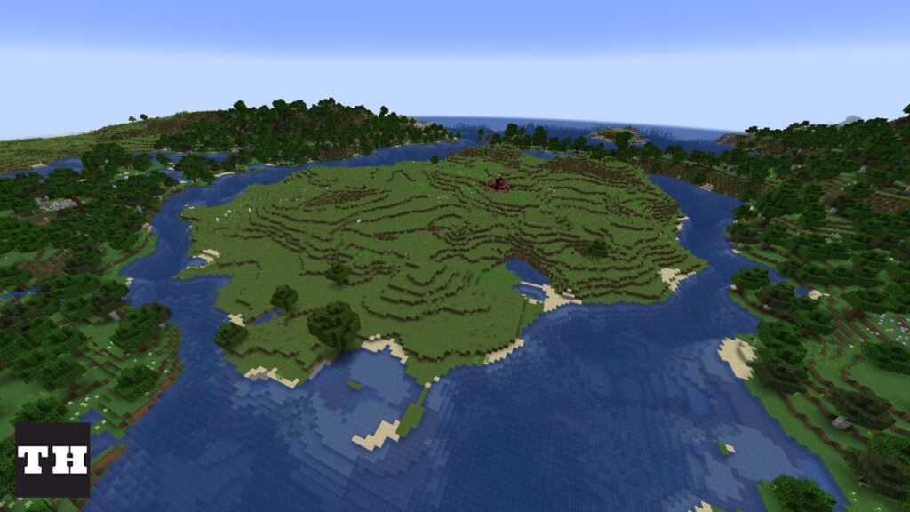 Minecraft 1 19 Seed Large Flat Island Image