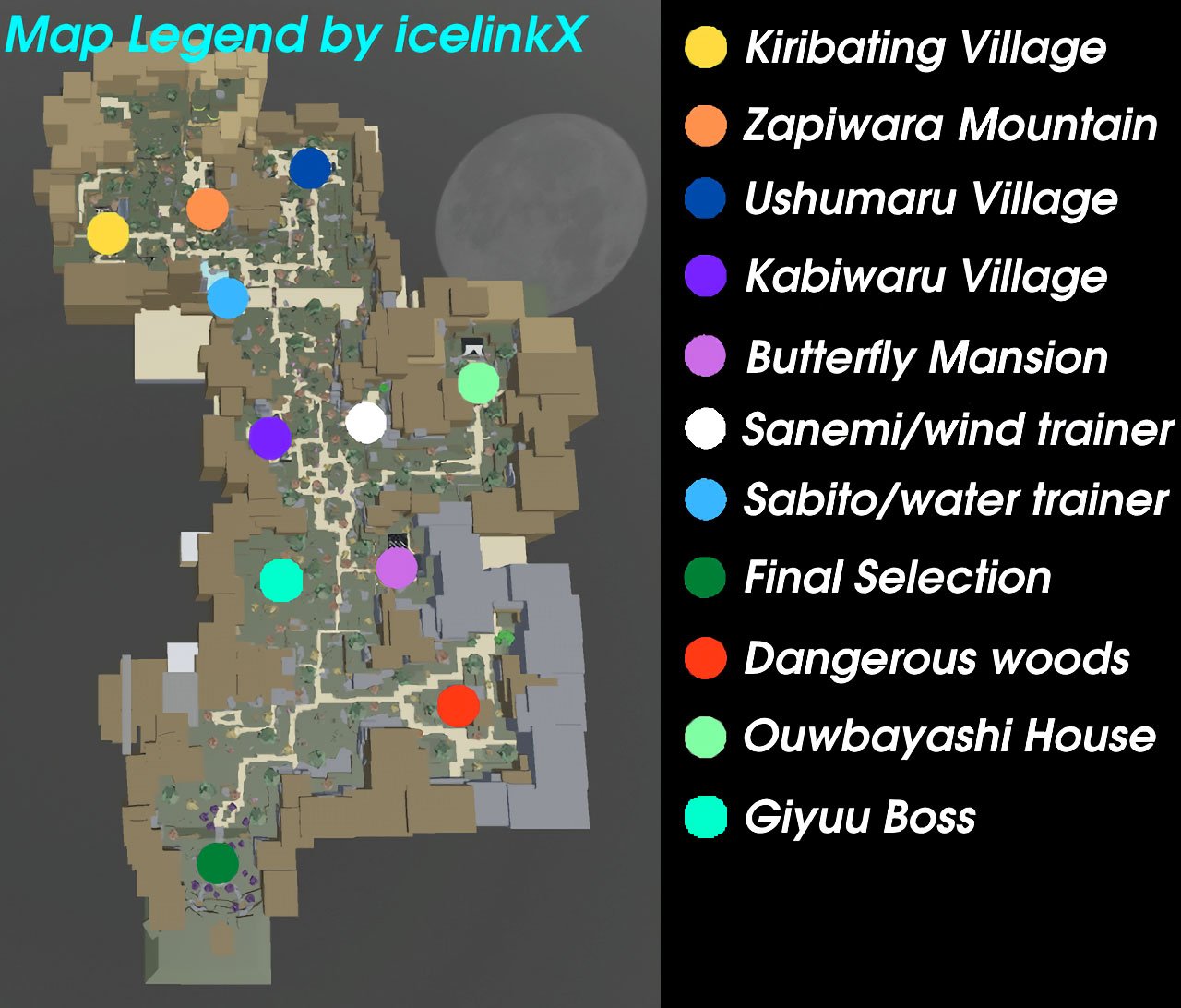 Project Slayers Map Guide - All locations! - Try Hard Guides