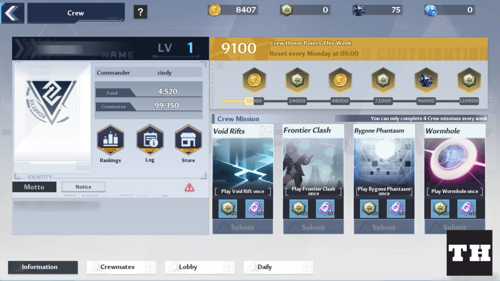 Tower Of Fantasy Crew Missions