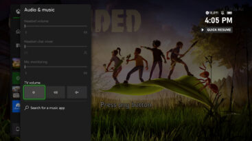 Xbox October Update Home Screen