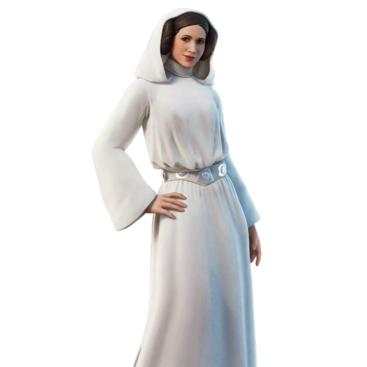 Fortnite Leia Organa Skin of Cosmetic PNG Image