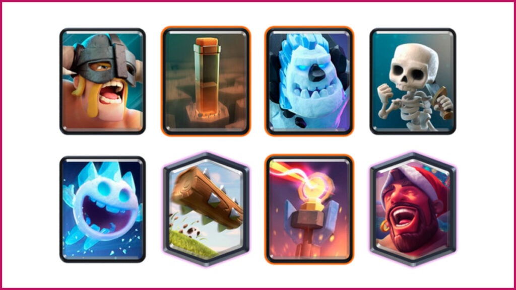 Clash Royale Santa Hog Deck 4