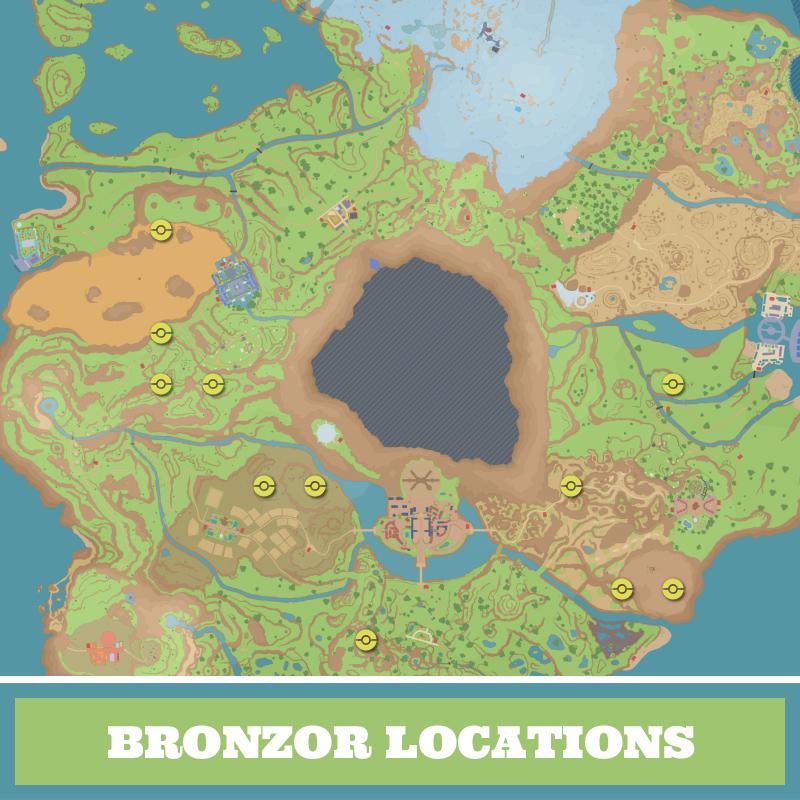 Bronzor Fragment Locations Map Where To Farm In Pokemon Scarlet And 