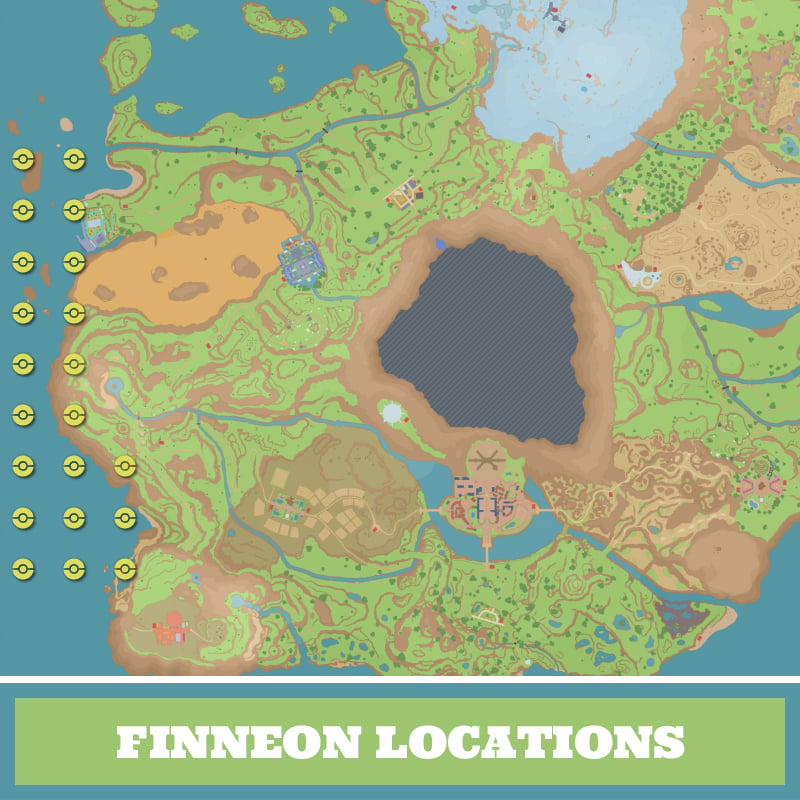 Finneon Scales Locations & Map - Where to Farm in Pokemon Scarlet and