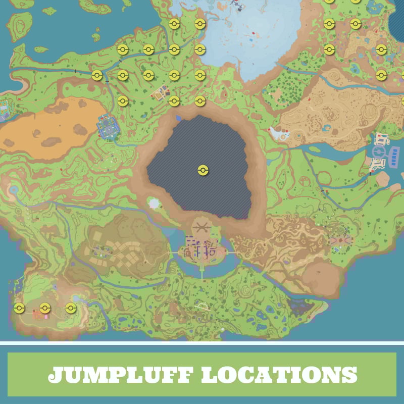 Hoppip Leaf Locations & Map Where to Farm in Pokemon Scarlet and