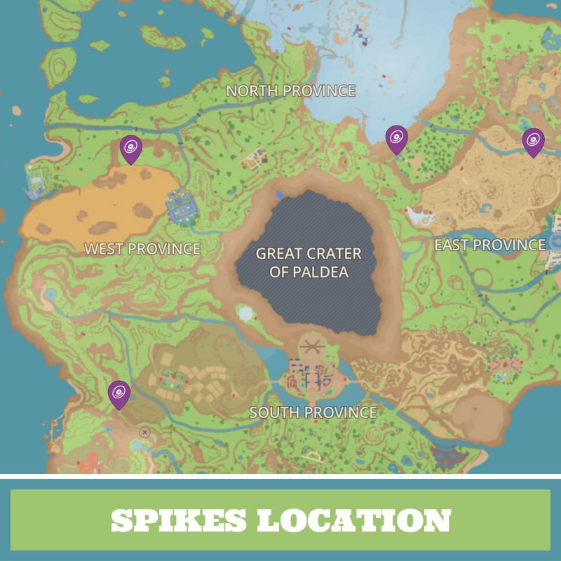 Spikes TM Location & Recipe Resources How to get it in Pokemon