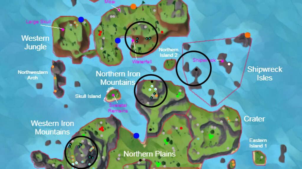 All Ore Locations In Roblox The Survival Game