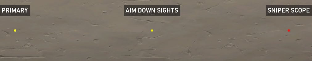 Valorant Yellow X Crosshair Code