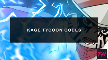 Kage Tycoon Codes