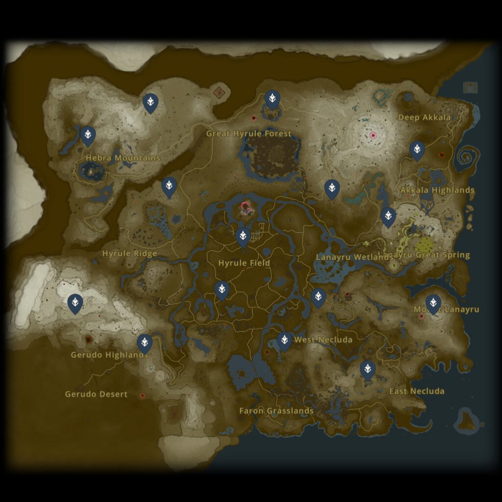 Totk Skyview Tower Locations