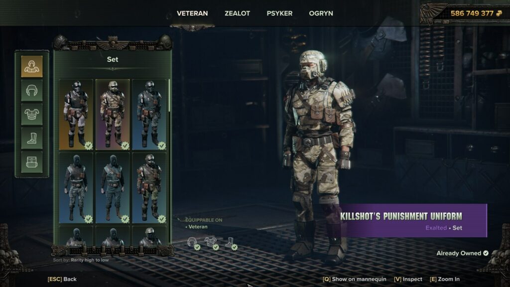 Warhammer 40k Darktide User Interface Change