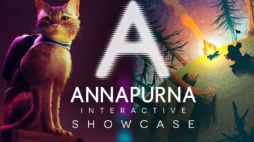A video thumbnail from the annapurna interactive showcase showing the cat from Stray