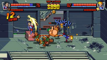 Double Dragon Gaiden Combat