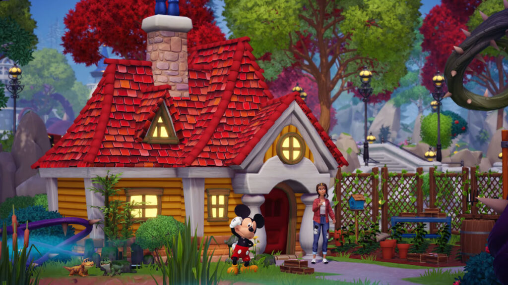 Dreamlight Valley House And Mickey Mouse