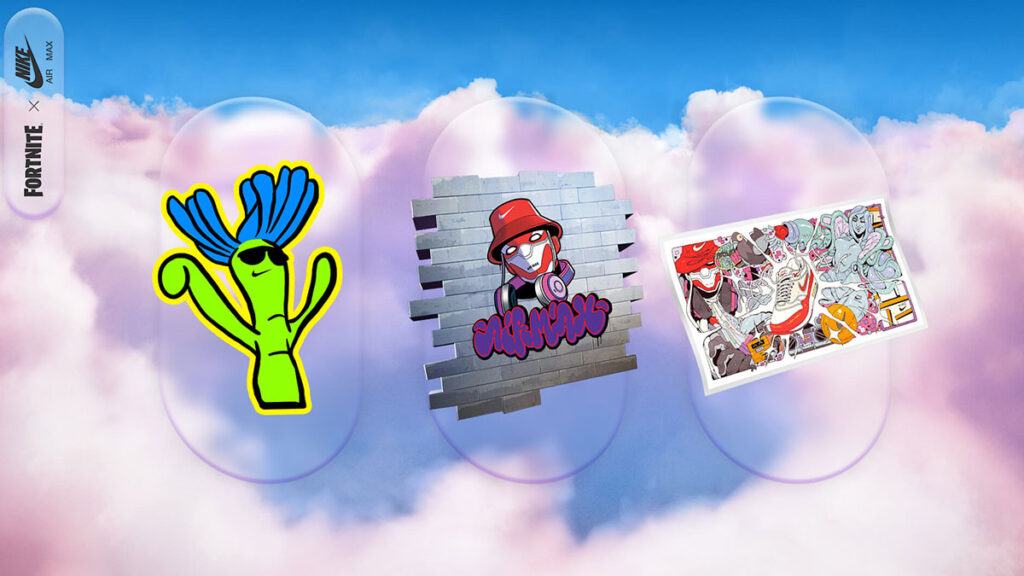 Fortnite X Nike Spray Items