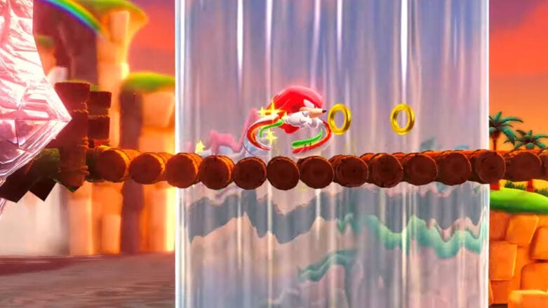 Sonic Superstars Kunckles en el juego