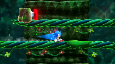 Sonic Superstars Sonic Sliding Through Level