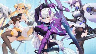 Parallel Realms promotional artwork showing multiple female characters.