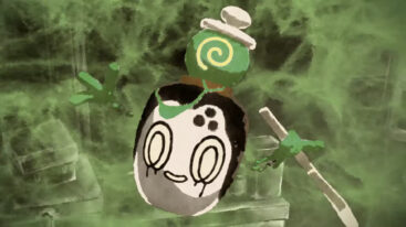 Poltchagheist recreated in a drawing-style animation in its announcement trailer