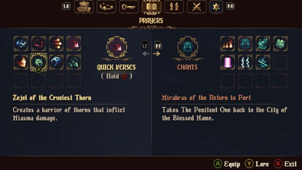 Blasphemous 2 Zejel Of The Cruelest Item Description