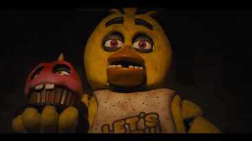 Chica from the Five Nights at Freddy's movie trailer