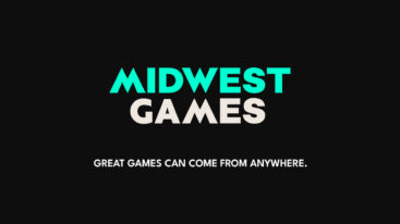 Text under the Midwest Games logo that says 