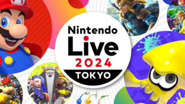 Different Nintendo mascots like bowser, mario, link, pikmin, and the Squids from Splatoon can be seen around the Nintendo Live 2024 Tokyo