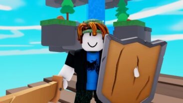 Chest Hero Simulator Roblox Avatar With Sword And Shield