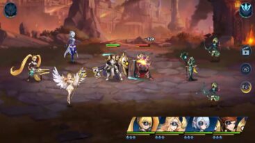 Mobile Legends Ml Adventure Heroes Fighting Against Enemies