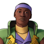 Fortnite Outlined Gradient Cosmetic Style for Khaby Lame Skin