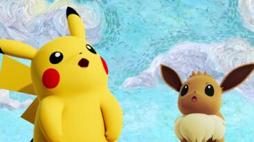 Pokemon Van Gogh Pikachu Eevee