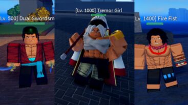 Haze Piece Bosses Dual Swordsman Tremor Girl Fire First