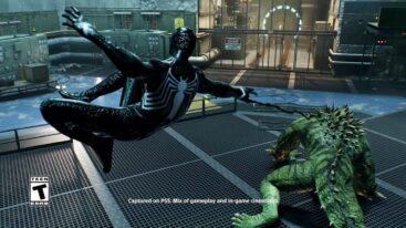 Marvels Spider Man 2 Peter Grabbing Lizard With Symbiot Web To Beat Him Up