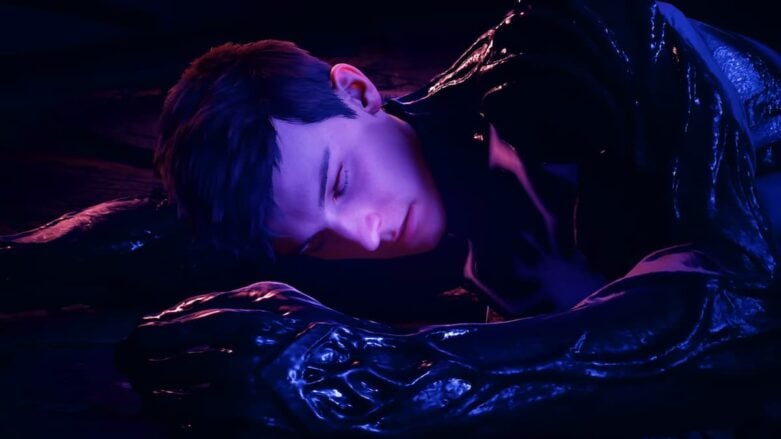 Marvels Spider Man 2 Peter en el suelo con Venom Symbiot
