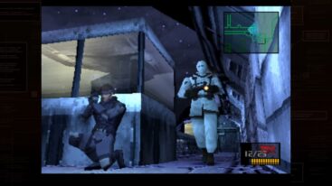 Metal Gear Solid Snake Getting Ready To Pounce On Enemy
