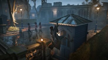 Assassins Creed Britain Uk With Red Coat People